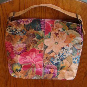 BONN Argentinian Floral Cowhide Leather Tote